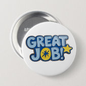 großartige Arbeit Button (Vorne & Hinten)