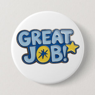 großartige Arbeit Button