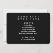 großartige Arbeit! Comic-Blase Einladung (Rückseite)