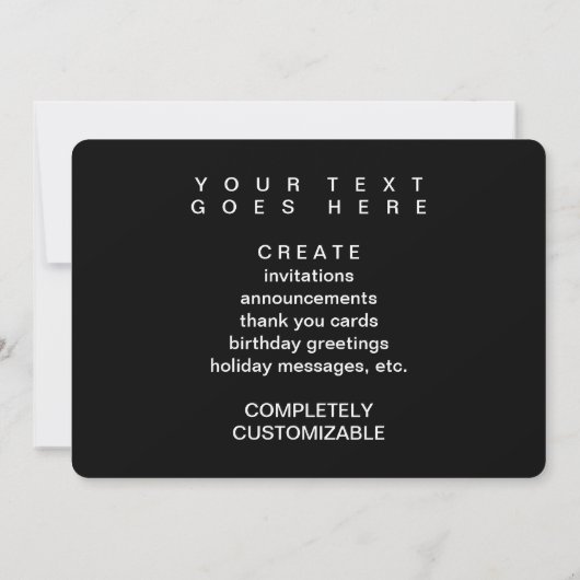 großartige Arbeit! Comic-Blase Einladung (Rückseite)