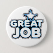 großartige Arbeitsplätze Button (Vorderseite)