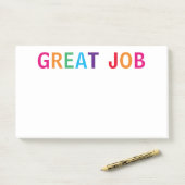 Großartige Auftragsbestätigung Post-it Klebezettel (Auf Schreibtisch)