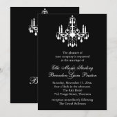 Großartige Ballsaal-Hochzeits-Einladung 2 Einladung (Vorne/Hinten)