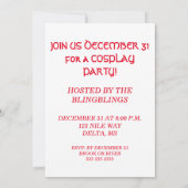 Großartige Cleopatra Einladung (Rückseite)