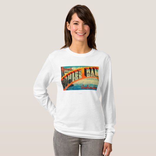 Großartige Coulee Verdammung, Washington T-Shirt (Vorne ganz)