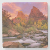 Großartige Dämmerung Steinuntersetzer (Vorderseite)