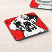 Großartige Dane-Grafik Getränkeuntersetzer (Linke Seite)