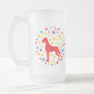 Großartige Dane-Grafik Mattglas Bierglas