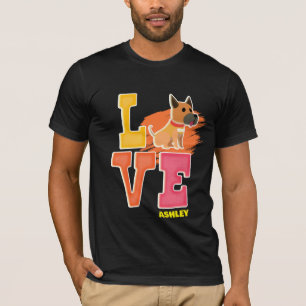 Großartige Däne Liebhaber süße Farbe T-Shirt