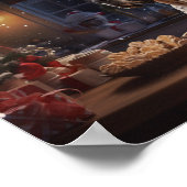 Großartige dane Weihnachtskekse Feiertag Poster (Ecke)