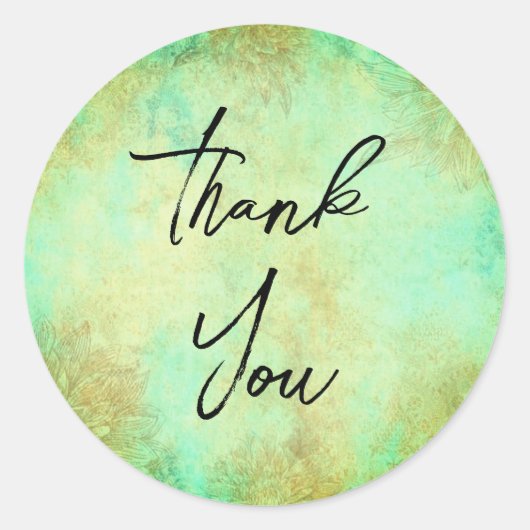 Großartige Danksagung an die Aufkleber (Vorderseite)
