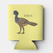 Großartige Darstellung des Cartoon von Vogelscheuc Dosenkühler (Rückseite)