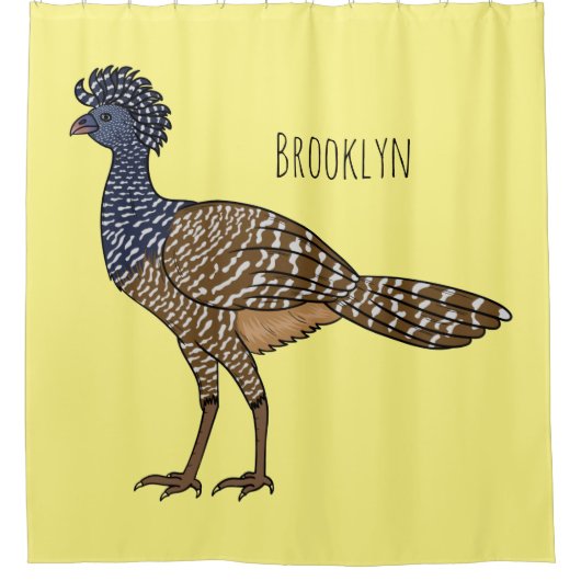 Großartige Darstellung des Cartoon von Vogelscheuc Duschvorhang (Vorderseite)