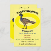 Großartige Darstellung des Cartoon von Vogelscheuc Einladung (Vorne/Hinten)