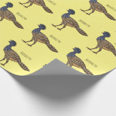 Großartige Darstellung des Cartoon von Vogelscheuc Geschenkpapier (Ecke)