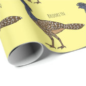 Großartige Darstellung des Cartoon von Vogelscheuc Geschenkpapier (Rolleneckpunkt)