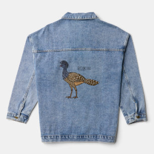 Großartige Darstellung des Cartoon von Vogelscheuc Jeansjacke
