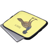 Großartige Darstellung des Cartoon von Vogelscheuc Laptopschutzhülle (Vorne Knopf)