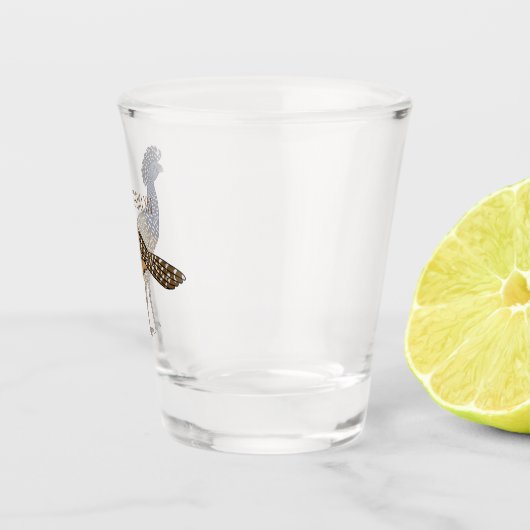 Großartige Darstellung des Cartoon von Vogelscheuc Schnapsglas (Rechts)