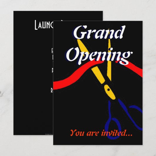 Großartige Einladung (Vorne/Hinten)