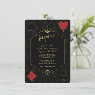 Großartige Gatsby Vintage Art Deco Hochzeitsfeier Einladung