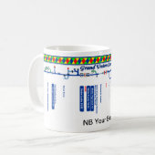 Großartige Gewerkschafts-Kanal-Weg-Karte (1 von 4) Tasse (Vorderseite Links)