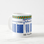 Großartige Gewerkschafts-Kanal-Weg-Karte (2 von 4) Tasse (Vorderseite Links)