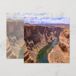 Großartige Grand-Canyon- und Colorado-River-Landsc Karte