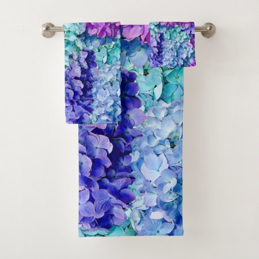 Großartige Hydrangea-Blüten Badhandtuch Set (Insitu)