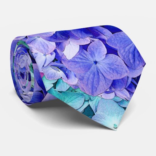 Großartige Hydrangea-Blüten Krawatte (Gerollt)