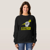 Großartige Idee Männer Elektriker Sweatshirt (Vorne ganz)