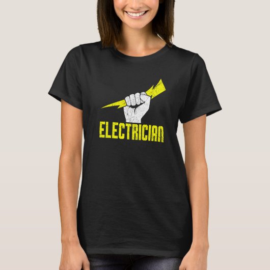 Großartige Idee Männer Elektriker T-Shirt (Vorderseite)