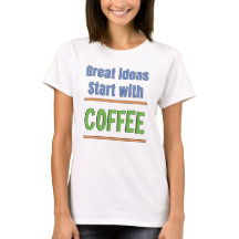 Großartige Ideen beginnen mit Coffee Sweatshirt