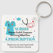 großartige Krankenschwestern wie Sie schätzen Tag Schlüsselanhänger (Rückseite)