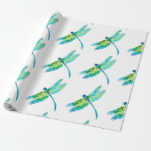 Großartige Libelle Geschenkpapier (Ungerollt)
