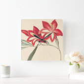 Großartige Mais-Flagge Quadratische Wanduhr (Zuhause)