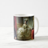 GROSSARTIGE MARIE ANTOINETTE KAFFEETASSE (VorderseiteRechts)