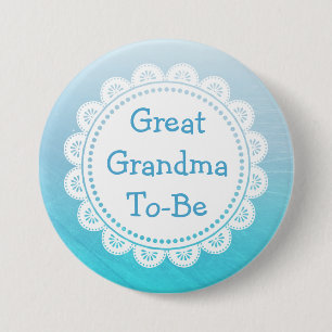 Großartige Oma zum Baby-Duschknopf Button
