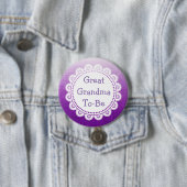 Großartige Oma zum Baby-Duschknopf Button (Beispiel)