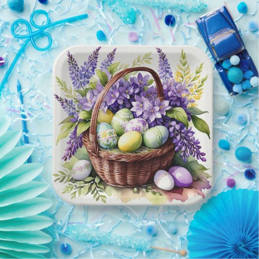 Großartige Osterpapiere-Teller Pappteller (Party)