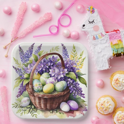 Großartige Osterpapiere-Teller Pappteller (Party)