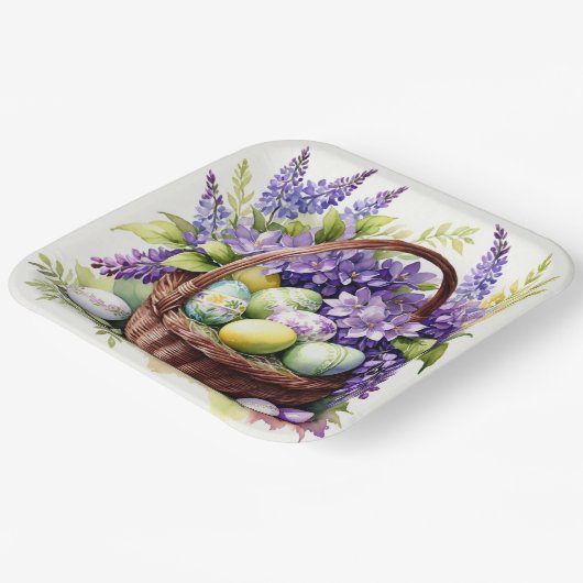 Großartige Osterpapiere-Teller Pappteller (Gewinkelt)