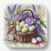 Großartige Osterpapiere-Teller Pappteller (Vorderseite)