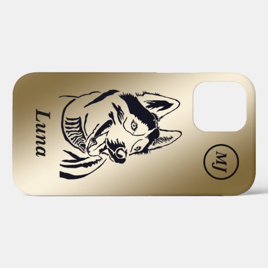 Großartige personalisierbare sibirische Husky iPho Case-Mate iPhone Hülle (Rückseite (Horizontal))