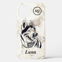 Großartige personalisierbare sibirische Husky iPho