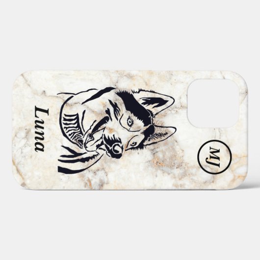Großartige personalisierbare sibirische Husky iPho Case-Mate iPhone Hülle (Rückseite (Horizontal))