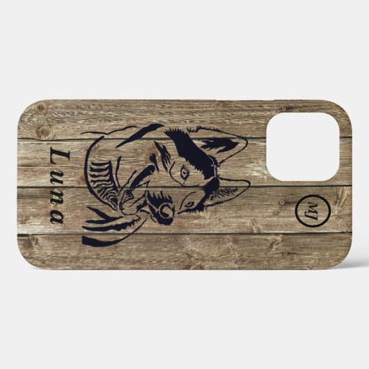 Großartige personalisierbare sibirische Husky iPho Case-Mate iPhone Hülle (Rückseite (Horizontal))