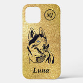 Großartige personalisierbare sibirische Husky iPho Case-Mate iPhone Hülle (Rückseite)
