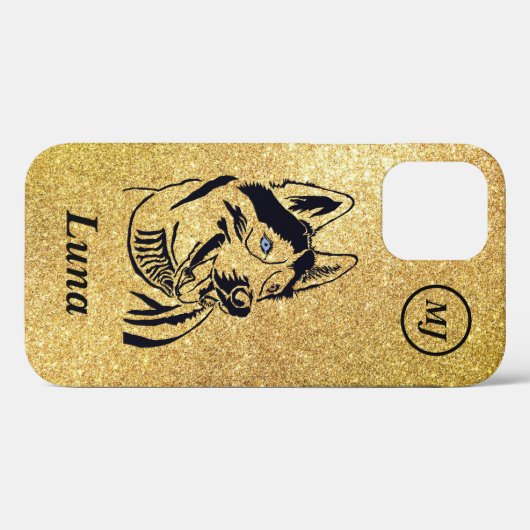 Großartige personalisierbare sibirische Husky iPho Case-Mate iPhone Hülle (Rückseite (Horizontal))