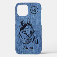 Großartige personalisierbare sibirische Husky iPho